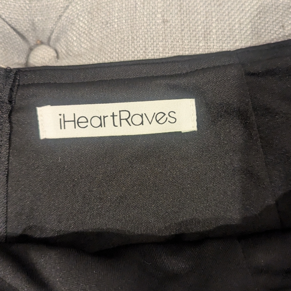 iHeartRaves Black Lace-Up Mini Skirt - Size 1X - Picture 3 of 6